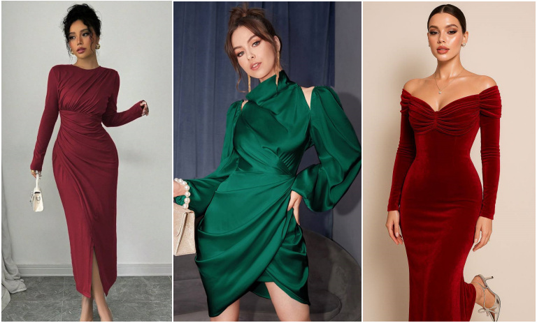 ایده ترند لباس شب یلدا برای عروس