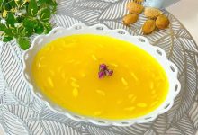 طرز تهیه دسر ماقوت زعفرانی؛ به روش یزدی مرحله به مرحله