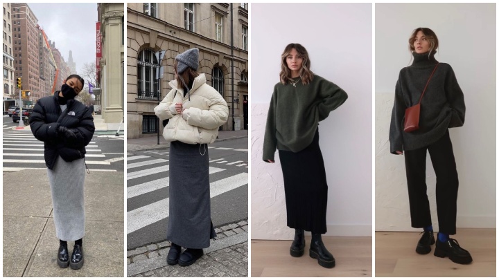 شلوار و دامن، بسیار شیک در استایل سرمایی