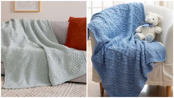 جدیدترین مدل پتوهای قلاببافی