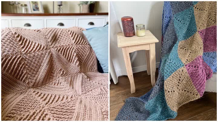 زیباترین مدل پتوهای قلاببافی زیباترین مدل پتوهای قلاببافی