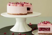 طرز تهیه چیزکیک مغزدار با لایه ژله اناری؛ دسر ویژه یلدایی