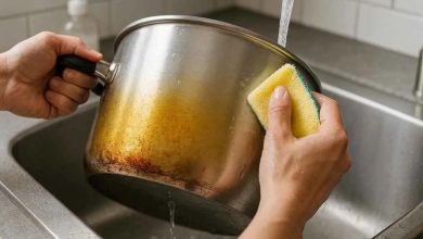 چرا قابلمه استیل زرد می‌شود؟ ۵ علت اصلی + راه‌حل دائمی