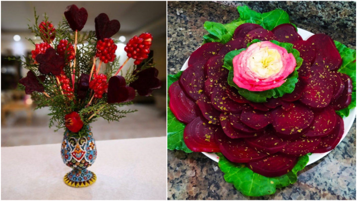 ایده‌های تزیین لبو برای شب یلدا