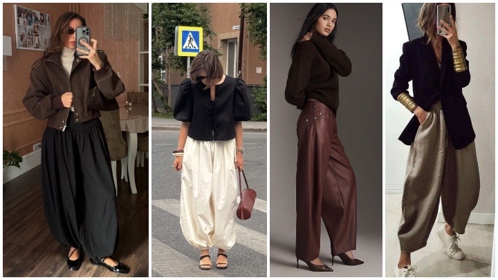 شلوارهای بالونی یا خمره‌ای؛ ترندی جسورانه