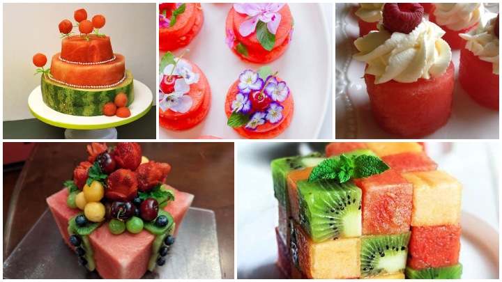 هندوانه بادبزنی؛ سریع، شکیل، مناسب میزهای شلوغ شب یلدا هندوانه بادبزنی؛ سریع، شکیل، مناسب میزهای شلوغ شب یلدا