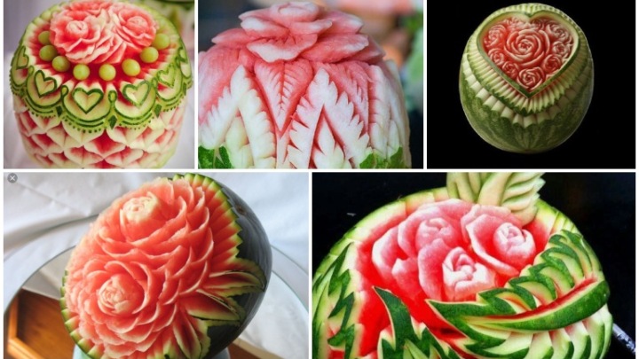 هندانه شکل گل برای یلدا هندانه شکل گل برای یلدا