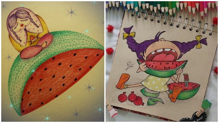 نقاشی یلدایی