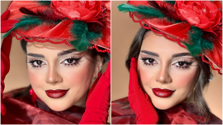 شیک‌ترین مدل‌های میکاپ یلدایی ۱۴۰۴ متناسب با هر سلیقه