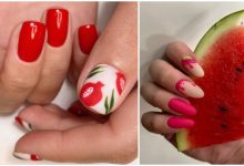 طرح‌های ناخن یلدایی