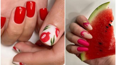 طرح‌های ناخن یلدایی