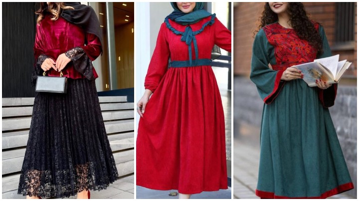 لباس یلدا با گلدوزی‌های الهام‌گرفته از ترنج و انار