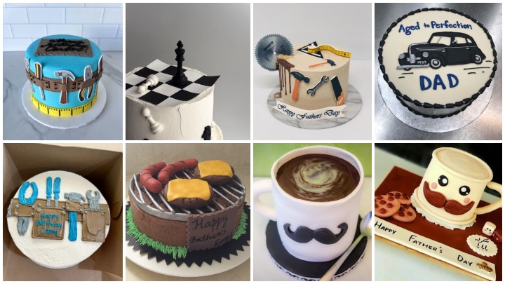 کیک‌های فانتزی با الهام از علایق پدر