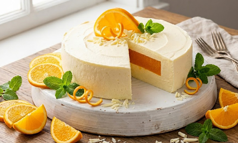 طرز تهیه موس پرتقال مغزدار؛ دسر خوشمزه و ویژه با طعم پرتقال