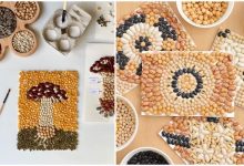 کاردستی با حبوبات؛ 45 ایده جذاب و آموزشی برای بچه مدرسه‌ای ها