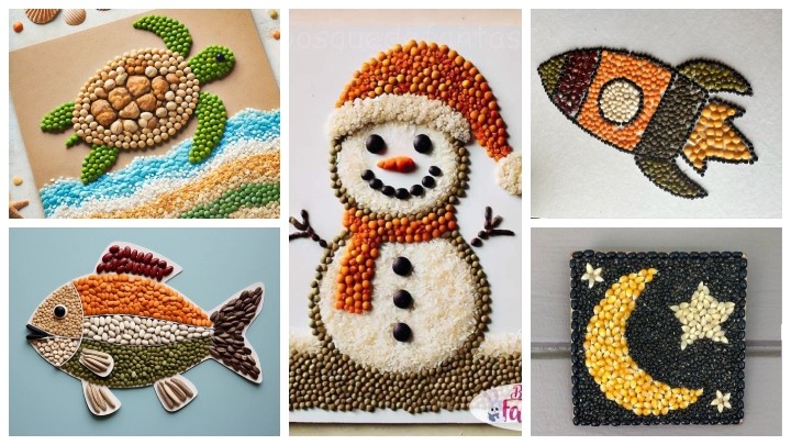 آموزش کاردستی با حبوبات؛ روشی ساده برای تقویت مهارتهای دستی کودکان آموزش کاردستی با حبوبات؛ روشی ساده برای تقویت مهارتهای دستی کودکان