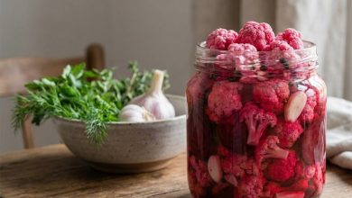 طرز تهیه ترشی گل کلم و لبو+ نکات کپک نزدن