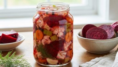 طرز تهیه ترشی مخلوط با لبو+ نکات کپک نزدن