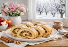 طرز تهیه رولت سیب و دارچین؛ دسر خوشمزه و ساده