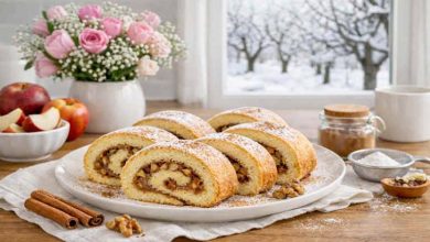 طرز تهیه رولت سیب و دارچین؛ دسر خوشمزه و ساده
