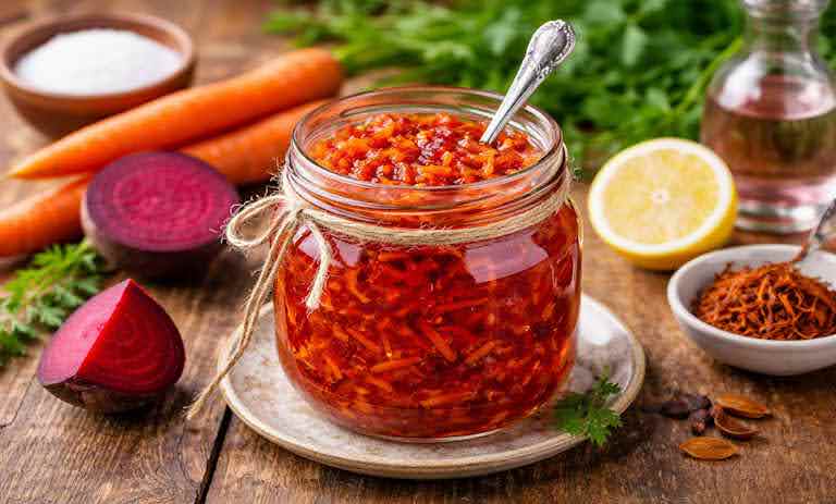 طرز تهیه مربای هویج و لبو+ نکات شکرک نزدن