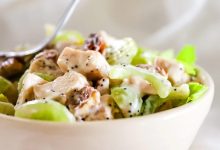 سالاد مرغ و کرفس؛ یک وعده رژیمی+ سس مخصوص