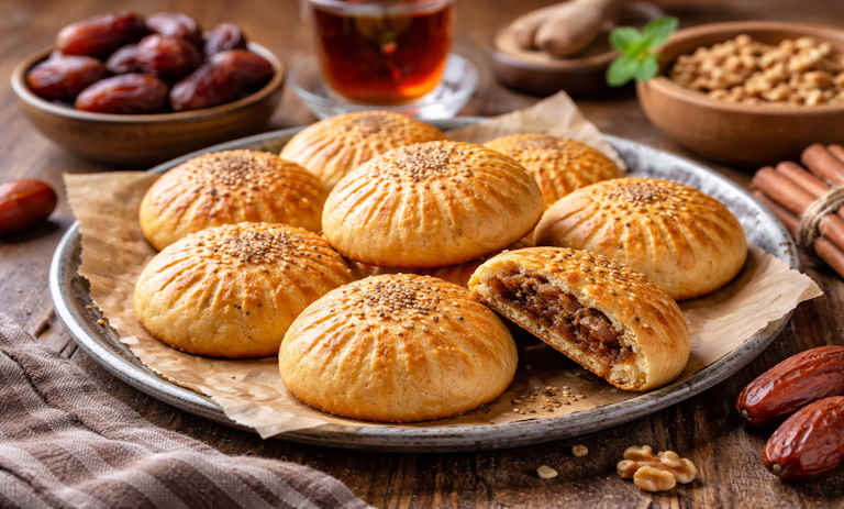 طرز تهیه کلوچه خرمایی به روش خانگی برای افطاری