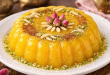 طرز تهیه شله زرد قالبی ژله ای؛ مخصوص ماه رمضان