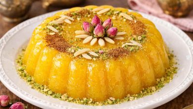 طرز تهیه شله زرد قالبی ژله ای؛ مخصوص ماه رمضان