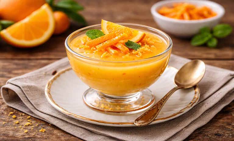 طرز تهیه دسر پرتقالی؛ خوشمزه و آسان