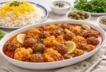 طرز تهیه خورش گل کلم با کوفته قلقلی؛ خوشمزه و ساده