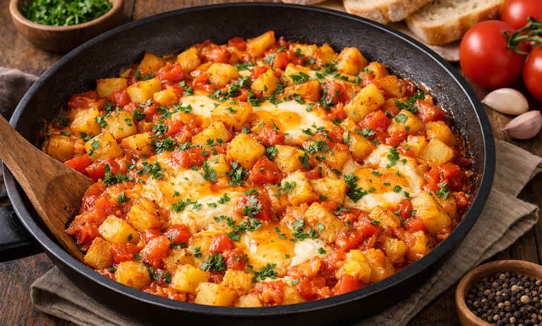 طرز تهیه املت سیب زمینی؛ ساده مناسب سحری