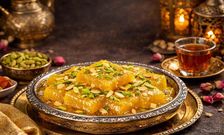 طرز تهیه حلوا مسقطی به روش سنتی؛ مخصوص ماه رمضان