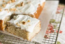 طرز تهیه کیک سیب موز با بافتی لطیف