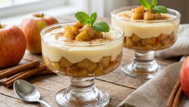 طرز تهیه پودینگ سیب؛ دسر ساده و سریع برای عصرانه