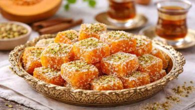 طرز تهیه لوکوم کدو حلوایی؛ دسر خوشمزه