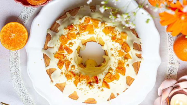 نکات و فوتوفن های طرز تهیه کیک پرتقال فوری