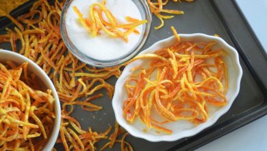 طرز تهیه خلال پوست پرتقال