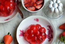 طرز تهیه ژله توت فرنگی با روش‌های مختلف