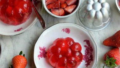 طرز تهیه ژله توت فرنگی با روش‌های مختلف