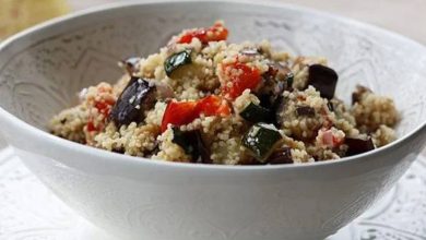 طرز تهیه خوراک باقلا بادمجان به روش یونانی