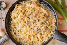 طرز تهیه پاستای قارچ و تره فرنگی؛ خوشمزه و ساده