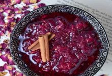طرز تهیه مربای گل محمدی خشک و تازه با گردو+ نکات شکرک نزدن