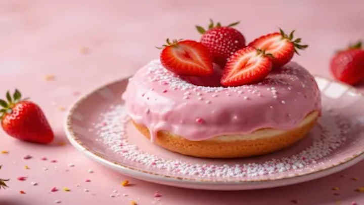 نکات و فوت‌وفن های طرز تهیه دونات توت فرنگی با پنیر لبنه