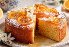 طرز تهیه کیک بهار نارنج پرتقالی برای عصرانه