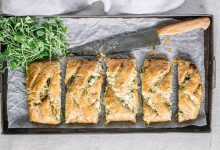 طرز تهیه اشترودل مرغ و اسفناج؛ ساده و خوشمزه