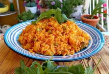 طرز تهیه کته گوجه با نخود فرنگی+ نکات و فوت‌‎وفن ها