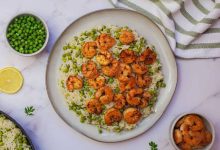 طرز تهیه میگو پلو با نخودفرنگی؛ خوشمزه و آسان