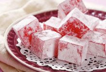 طرز تهیه لوکوم توت فرنگی خانگی به روش ترکیه‌ای