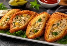 طرز تهیه جیب تاجر مرغ؛ با نان تست و سس مخصوص